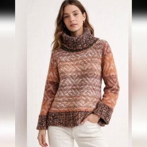 Desigual Long Freya Cozy cowl neck sweater Size medium